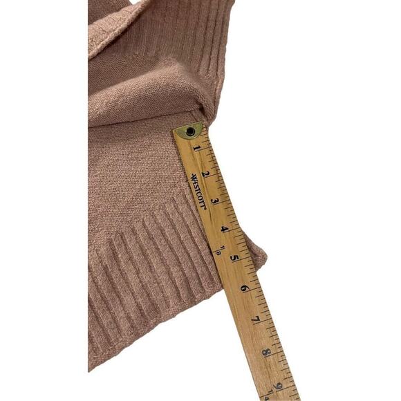 BP. Longline Turtleneck Oversized Sweater Top In Pink Adobe Size Large New - Picture 8 of 14